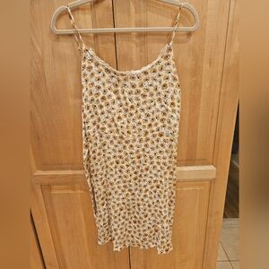 Luna Chix Floral Mini Dress Size S Sleeveless Rayon Tie Back Women NWT